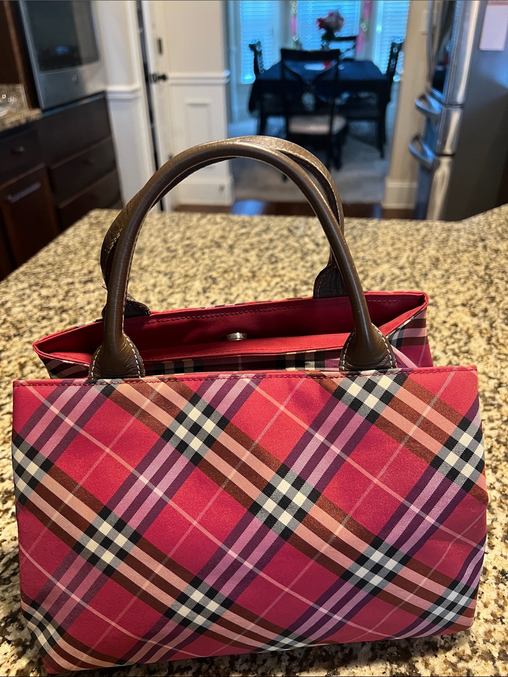 BURBERRY BLUE  LABEL RED NOVA CHRCK